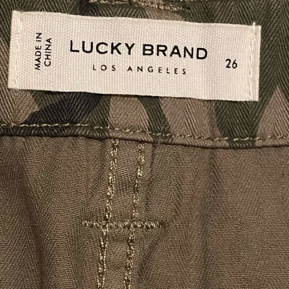 NWT Lucky Brand Camo Cargo Casual Streetwear Utility Y2K Mini Skirt